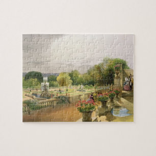 The Parterre, Harewood House near Leeds, pub. by T Jigsaw Puzzle