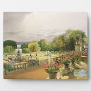 The Parterre, Harewood House near Leeds, pub. by T Plaque
