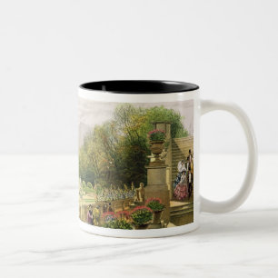 The Parterre, Harewood House near Leeds, pub. by T Two-Tone Coffee Mug
