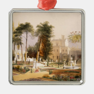 The Parterre in the Gardens at Wilton, the seat of Metal Tree Decoration