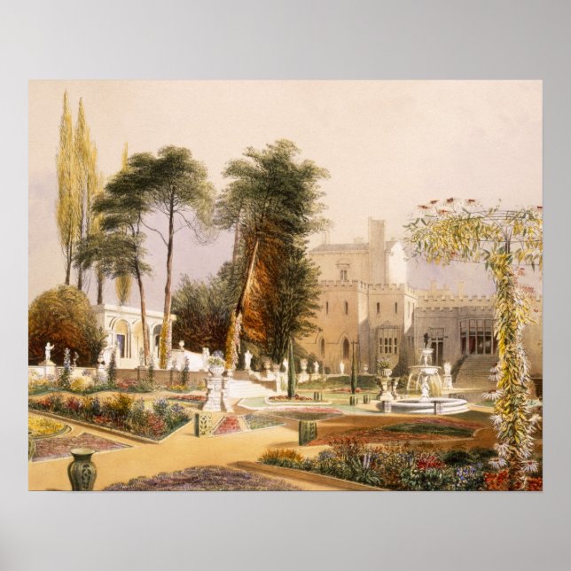 The Parterre in the Gardens at Wilton, the seat of Poster (Front)