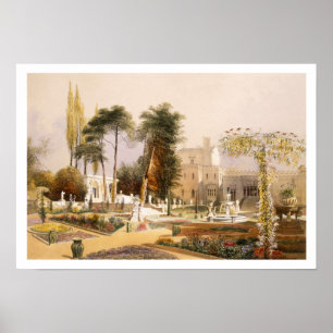 The Parterre in the Gardens at Wilton, the seat of Poster