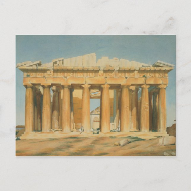 The Parthenon, Athens, 1810-37 Postcard (Front)