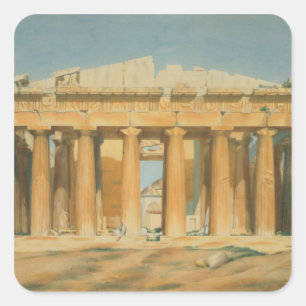 The Parthenon, Athens, 1810-37 Square Sticker