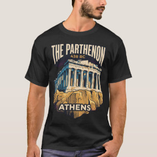 The Parthenon Athens Greece Vintage Travel Poster  T-Shirt