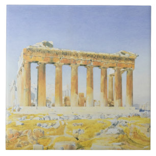 The Parthenon, c.1834 (w/c over pencil on paper) Tile