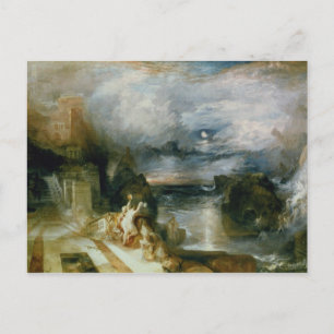 The Parting of Hero and Leander (oil on canvas) Postcard