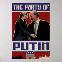 "The Party of Putin" Poster
