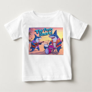 The Party Sharks Band Baby T-Shirt