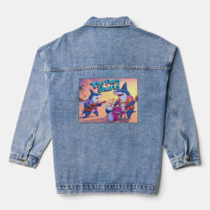The Party Sharks Band Denim Jacket