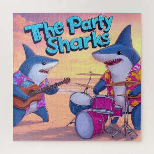 The Party Sharks Band Jigsaw Puzzle