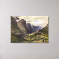 The Pass of Glencoe, 1852 (w/c)