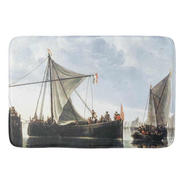 The Passage Boat Aelbert Cuyp      Bath Mat (Front)