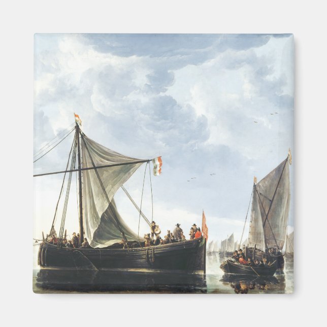 The Passage Boat Aelbert Cuyp   Magnet (Front)