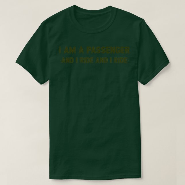 The Passenger green T-Shirt (Design Front)