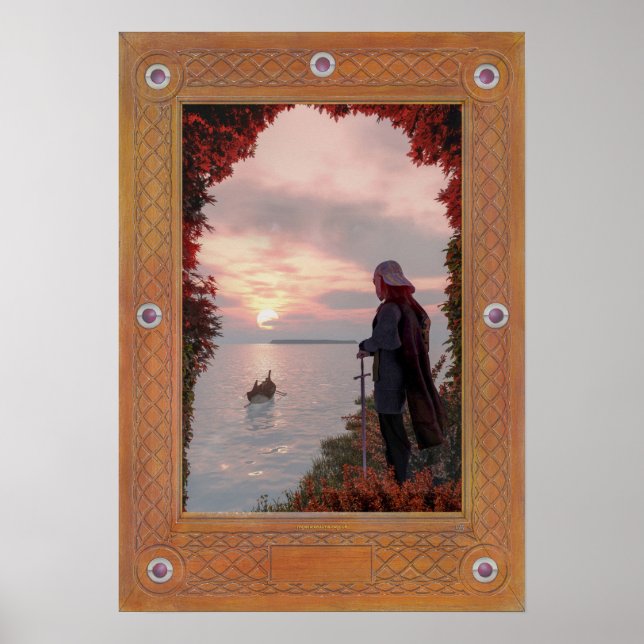 The Passing of Arthur to Lundy, Isle of Avalon Poster (Front)