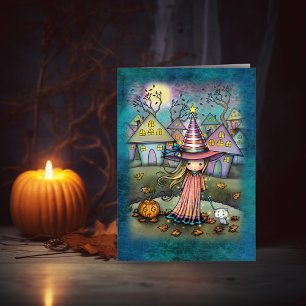 The Pastel Neighbourhood Halloween Art Card