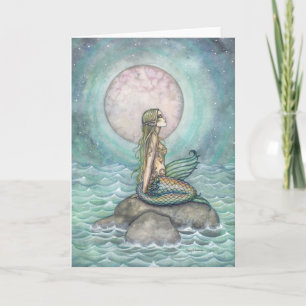 The Pastel Sea Fantasy Mermaid Art Card