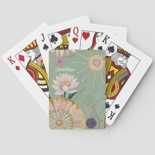 The Pastel Wheel of Nature Playing Cards (Back)