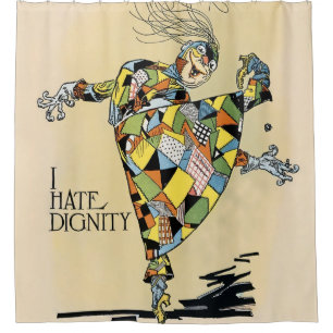 “The Patchwork Girl Hates Dignity” by John R Neill Shower Curtain