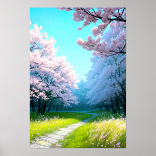 The Path of Blossoms, Alley of Sakuras Poster