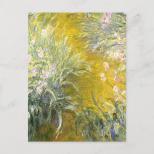 The Path through the Irises by Claude Monet Postcard