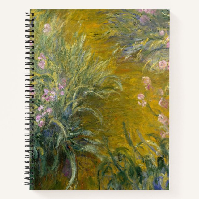 The Path through the Irises - Claude Monet Notebook (Front)