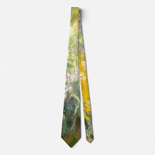 The Path through the Irises - Claude Monet Tie (Front)