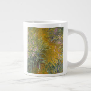 The Path through the Irises Large Coffee Mug