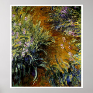 The Path Through the Irises Poster