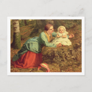 The Path Where The Brown Leaves Are Spread, 1862 ( Postcard