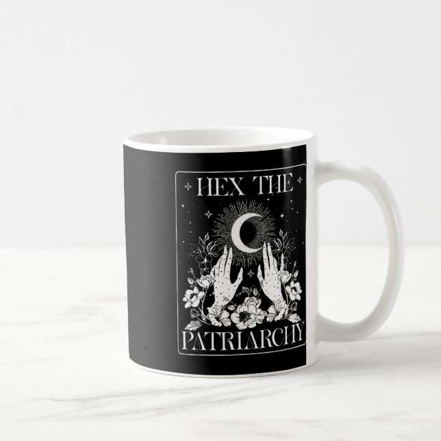 The Patriarchy Halloween Feminist Witch  Coffee Mug (Right)
