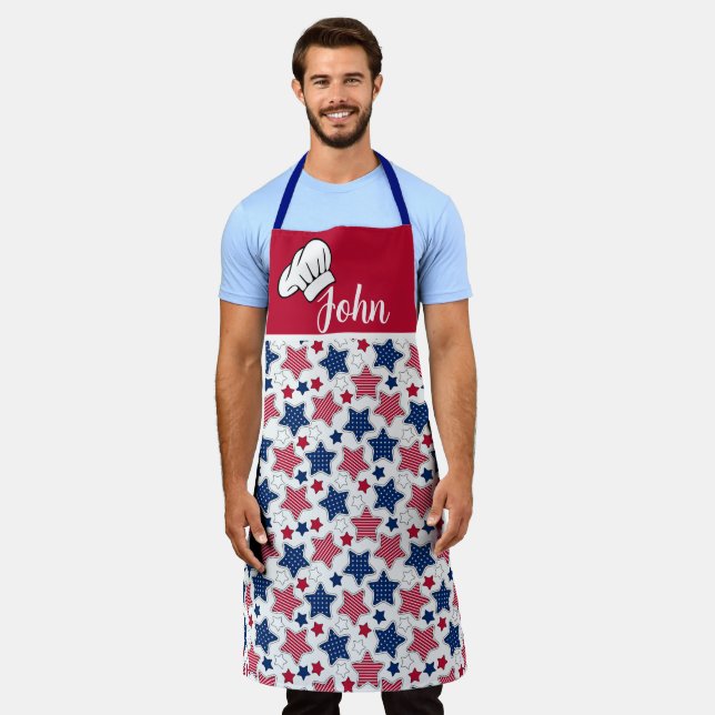 The Patriotic Custom Apron (Worn)