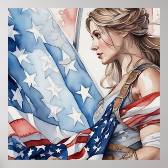 The Patriotic Woman Poster (Front)