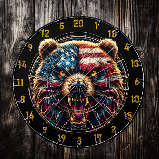 The Patriot's Boldest Bear Game Board Dartboard
