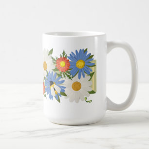 The Pause Tiles Signature Bee 15oz mug—Right-hand Coffee Mug