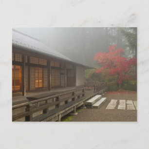 The pavilion at the Portland Japanese Garden Postcard