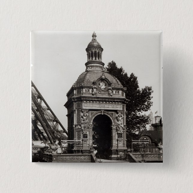 The Pavilion Perrusson 15 Cm Square Badge (Front)