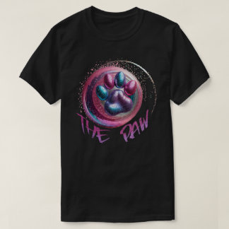 The Paw Glitter-Look T-Shirt