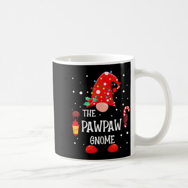 The Pawpaw Gnome Matching Family Christmas Gnome P Coffee Mug (Right)