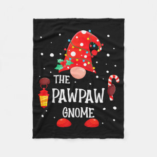 The Pawpaw Gnome Matching Family Christmas Gnome P Fleece Blanket