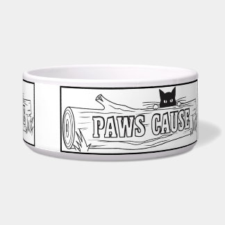The Paws Cause Rescue Ceramic Pet Bowl