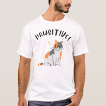 The PAWSITIVE Cat - Men's T-Shirt