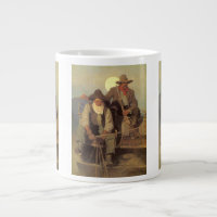 The Pay Stage by NC Wyeth, Vintage Cowboys