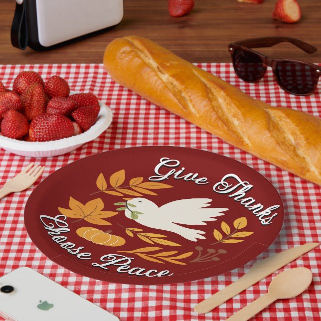 The Peace Collection Paper Plate (Picnic)