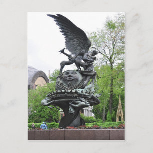 The Peace Fountain at Cathedral of Saint John Postcard