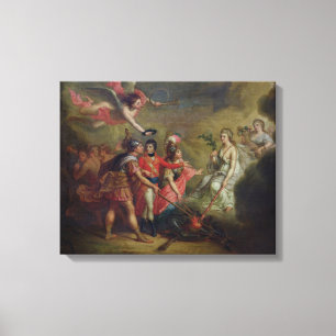 The Peace of Amiens, 25th March 1802 Canvas Print