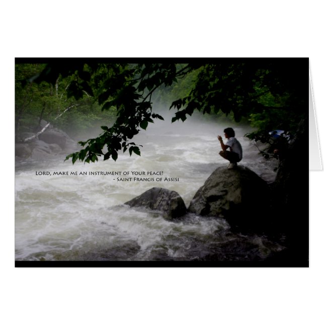 The Peace of Assisi Card (Front Horizontal)