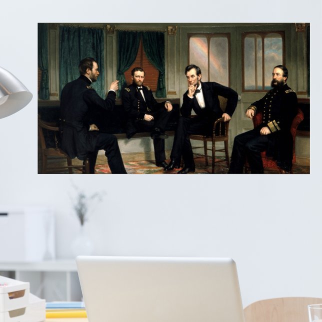 The Peacemakers Painting of 1868 Poster (The Peacemakers Painting of 1868 Poster)