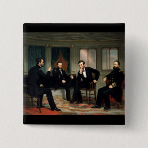 The Peacemakers with Abraham Lincoln 15 Cm Square Badge